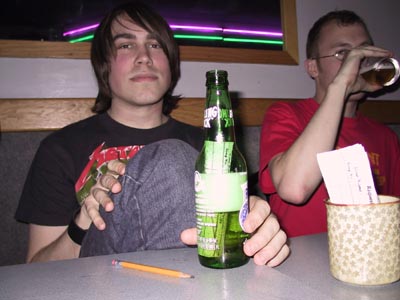 poor matt has paper in his bottle