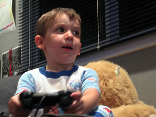 Alex Playing PS2