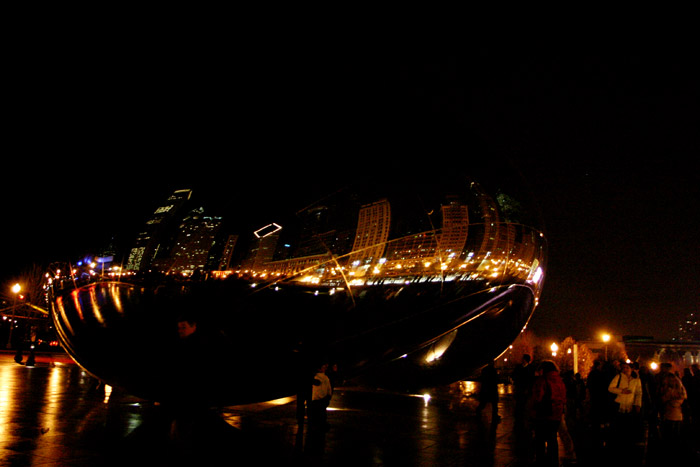 The Bean at Night